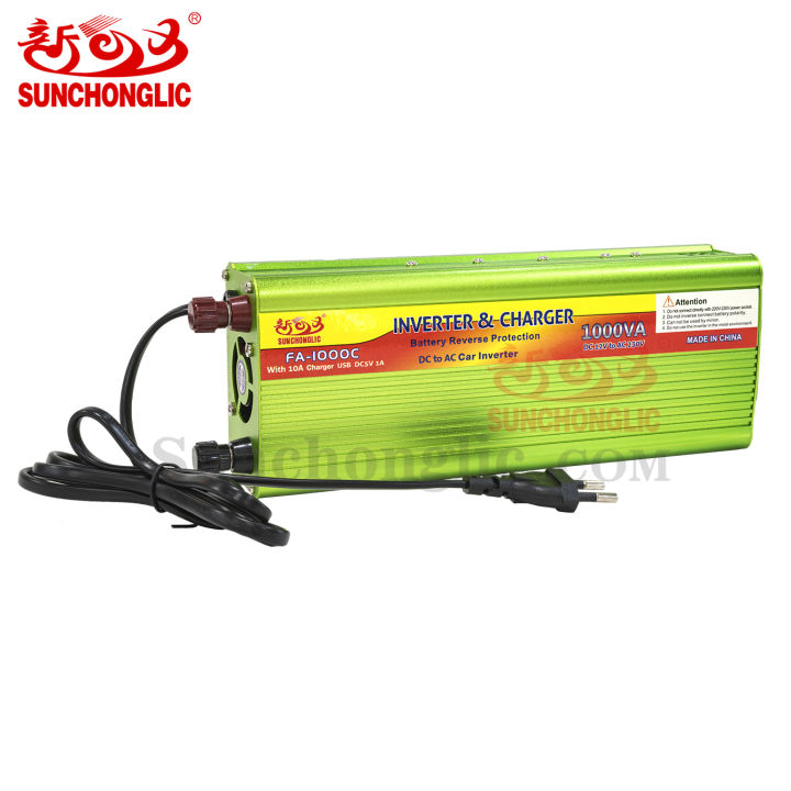UPS Sunchonglic 12V 220V 2000W dc to ac power inverter with charger
FA-2000C