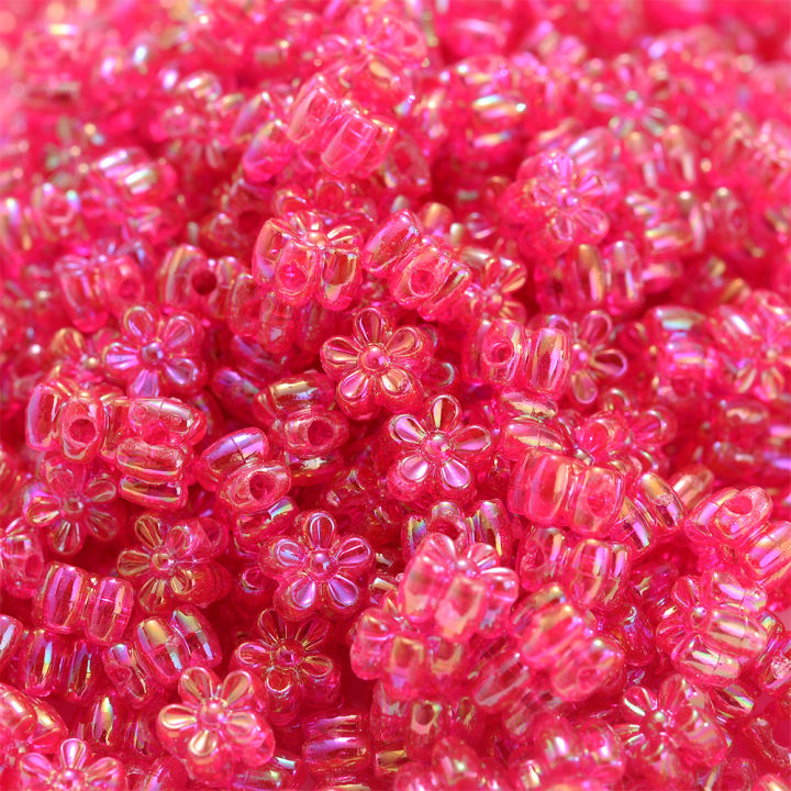 100pcs%204x7mm%20Acrylic%20Flower%20Beads%20Tiny%20AB%20Color%20Mix%20Shiny%20Loose%20Spacer%20Beads%20For%20Jewelry%20Making%20Diy%20Bracelet%20Necklace%20Keychain%20-%20Image%207