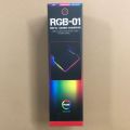 RGB Glow Gaming Desk Mat: Extra Large Thick LED Mouse Pad with Keyboard Space, Anti-Slip Base for PC Gamer. 