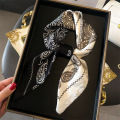 Luxury Silk Scarfs Square Scarf Korean Fashion Kerchief Popular Silk Scarves Bandanna Wraps Scarf Decoration Shawl 70*70CM.
