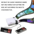 Mini TV Handheld Family Recreation Video Game Console AV Output Retro Built-in 620 Classic Games Dual Gamepad Gaming Player. 
