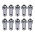 10PCS M3 Metal Ball Joint for RC Steering Linkage, Upgrade Parts for Axial SCX10 Tamiya CC01 1/10 Scale RC Crawler. 