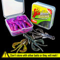Spinpoler Agile Shrimp Soft Bait Fishing Lure TPR Floating Salted UV Active Crayfish For Weedless Rigs Jig Ned Split Drop Shot.