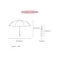 8 Ribs Travel Rain Sun Umbrellas Windproof Multi-color Travel Umbrella Automatic Open And CloseLow. 