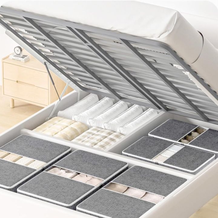 Storage%20Bin%20for%20Clothes%20Comforters%20Under%20Bed%20Storage%20Container%20Foldable%20Clothes%20Organizer%20with%20Sturdy%20Zippered%20For%20Blanket%20Cloth%20-%20Image%203