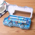Disney Frozen Car Student 6 in 1 Cartoon 3D truck pencil case with stationery set double layer iron pencil holder kids stationery Stationery Box Pencil Sharpener Eraser Set Children's Learning Gifts Boys and Girls Pencil Case Prizes.