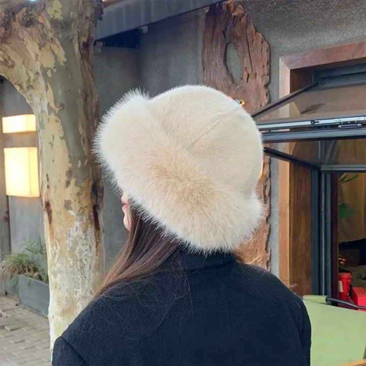 Thicken%20Plush%20Warm%20Fur%20Hat%20Fluffy%20Beanie%20Warm%20Thick%20Hat%20Mongolian%20Caps%20for%20Casual%20Trips%20Sports%20Skiing%20-%20Image%202