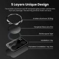 1set Camera Lens Ring Protectore for  S25 A36 A16 A55 A35 A15 S24 S23 Plus 5G FE Protective Tempered Glass Metal Case Cap. 