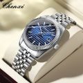 【Popular】CHENXI 004D Fashion Men's Quartz Watch Calendar Luminous Stainless Steel Watches Waterproof Casual Men Wrist Watch reloj hombre. 