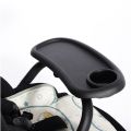 Baby Stroller Dinner Table Tray Pram Carriage Accessories Plate Handrest Dish Supplies For Toddler Infant Milk Bottle Cup Holder. 