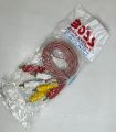1.5M 3 RCA Lead Cable wire with boss packing 3+3, Best price in Pakistan. 