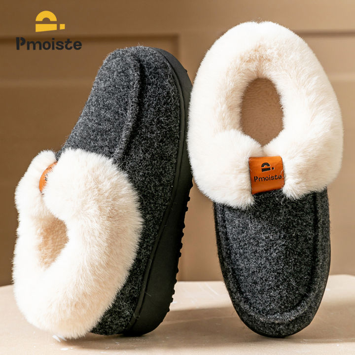 Platform%20Slippers%20Women%20Wedge%20Memory%20Foam%20%20TPR%20Non%20Slip%20Sole%20Warm%20Fuzzy%20Winter%20Durable%20Bedroom%20Shoes%20Cozy%20Comfort%20-%20Image%205