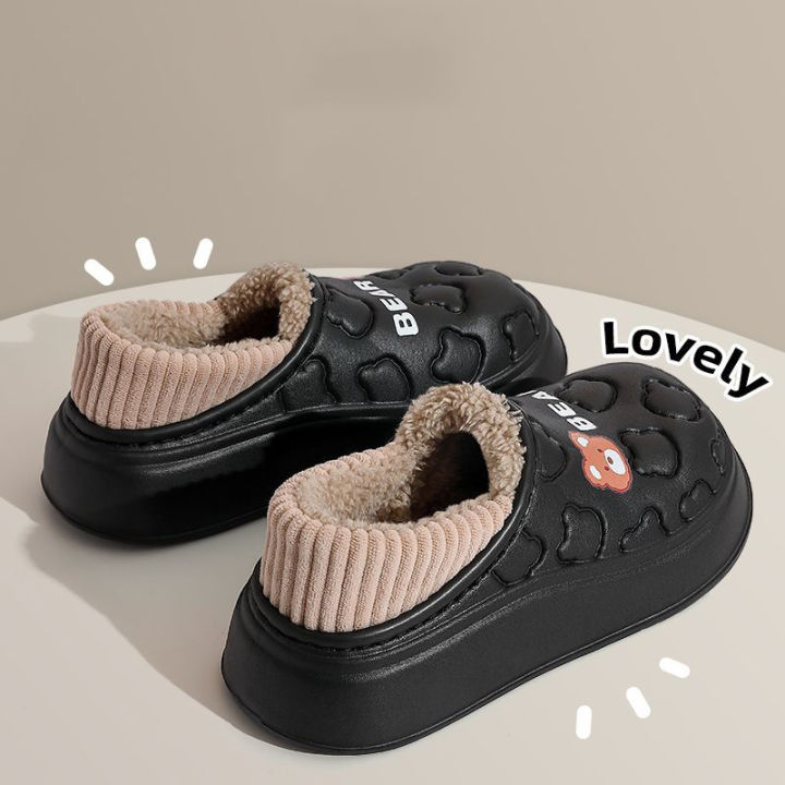 Winter%20Slippers%20For%20Women%20Bear%20Cartoon%20Outdoor%20Waterproof%20House%20Shoes%20For%20Men%20Plush%20Casual%20Shoes%20Indoor%20Fluffy%20Cotton%20Slippers%20-%20Image%206