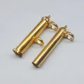 Silver 1. Inch Gold Plated (22:KT) Amulet Pendent Yanthra Sura. 