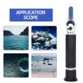 Seawater Refractometer ATC 0-10% Salinity Meter 1.000-1.070 SG Salt Specific Gravity Sea Salinometer For Aquarium Mariculture. 