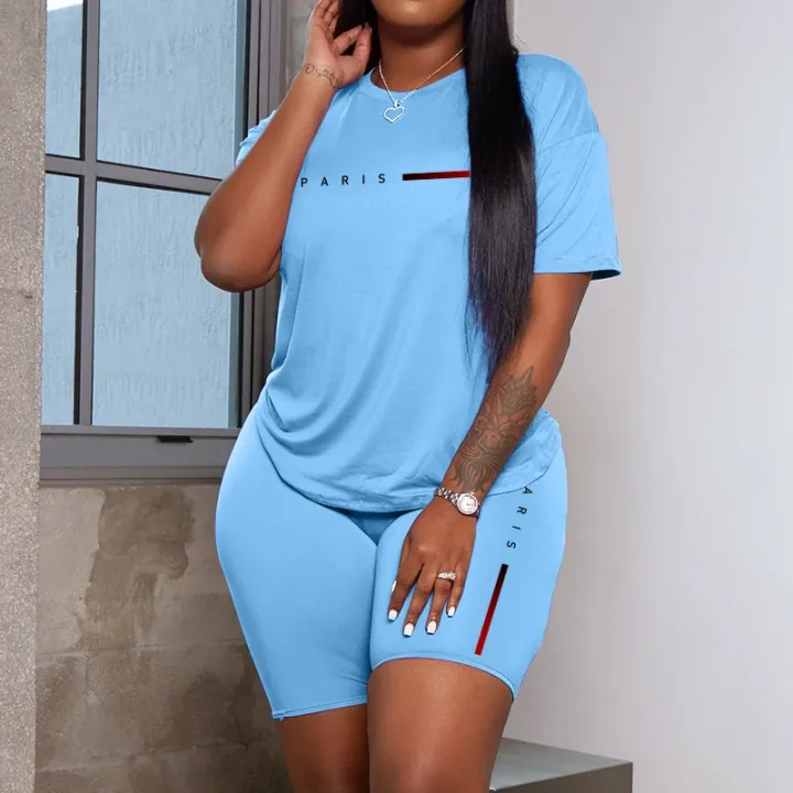 Women's%20Tracksuit%20Casual%202026%20Summer%20Two%20Piece%20Sets%20Hot%20Sales%20Fashion%20Quality%20O-Neck%20Short%20Sleeve%20Sports%20T-Shirts%20Daily%20Clothing%20-%20Image%203