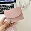 Koko Korean style wallet with magnetic buckle for women ins fashion color block dopamine coin purse card holder short wallet #88013. 