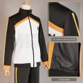 Re:Life In A Different World From Zero Anime Natsuki Subaru Cosplay Costume Embroidery Full Zip Tracksuit Elastic Pants. 
