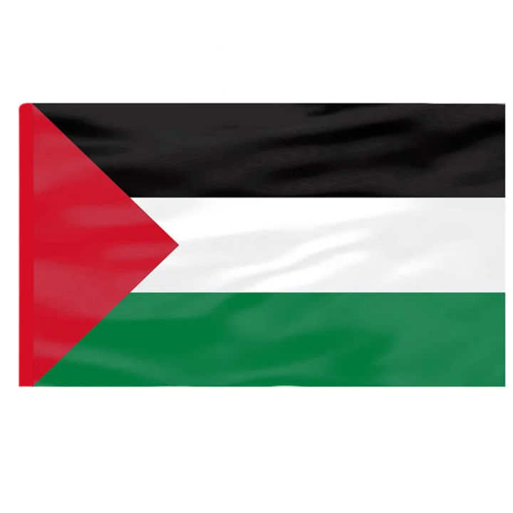 Palestinian Flag Polyester Fiber 150 x 90cm Gaza Palestine Office//Festival/Home Decoration NN079