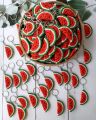 fruits keychains,strawberry lemon kiwi watermelon keychains. cute handmade crochet fruits keychains for kids,girls,women. stylish bag charms. 