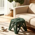 1 Pcs Folding Camp Stool Portable Outdoor Stool Small Chair Footrest Seat Foldable for Camping Hiking Beach Fishing Chair. 
