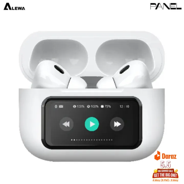 Alewa%20PANEL%20Earbuds%20%7C%20ANC%20+%20ENC%20%7C%20Free%20Cover%20%7C%20Touch%20Screen%20%7C%20Bluetooth%205.3%20True%20Wireless%20In%20Ear%20Earbuds%20-%20Image%202