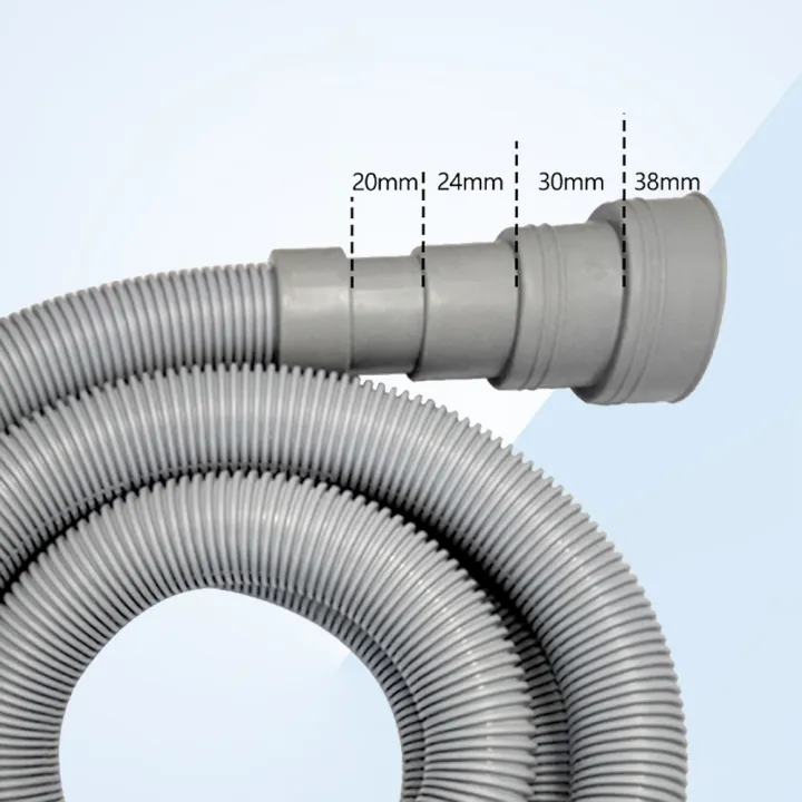 1pc%20Washing%20Machine%20And%20Dishwasher%20Drain%20Pipe%20Kit,%20Including%20Flexible%20Corrugated%20Pipe,%20Extension%20Adapter%20And%20Hose%20Clamp%20-%20Image%205