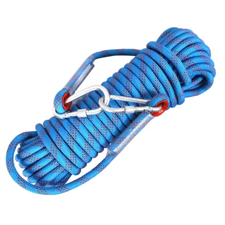 10mm Rock Climbing Rope 10M/20M/30M Outdoor Static Rapelling Rope for ...