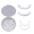 Snap On Smile Veneers Teeth Braces for Men and Women | Instant Smile Makeover | Natural-Looking Snap On Teeth Cover Upper & Lower | Denture Fix for Gaps, Whitening & Perfect Alignment. 