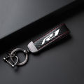 Keychain Motorcycle High-Grade Leather Keyring For Yamaha YZF-R7 YZF-R3 YZF-R6 YZF-R15 YZF-R25 YZF R7 R1 R1M R3 R6 R15 R25 R125.