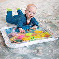 Baby Toys Tummy Time Water Play Mat Inflatable Cushion Early Education Developing Baby Water Play Mat for Infants and Toddlers. 