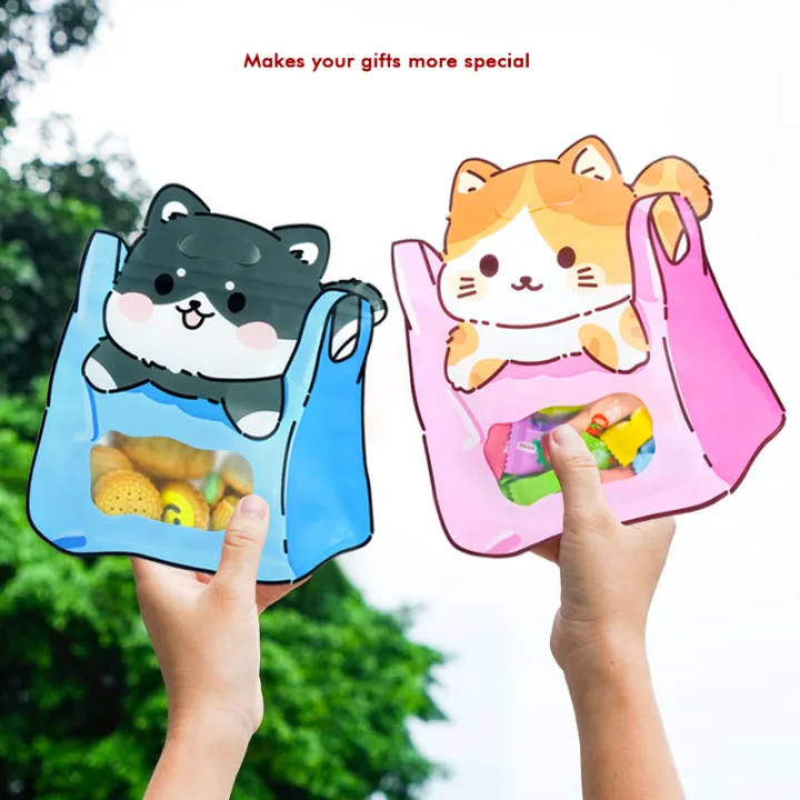 20Pcs%2050Pcs%20Plastic%20Portable%20Cartoon%20Schoolbags%20Sweets%20Snack%20Sealing%20Pockets%20Children's%20Birthday%20Wedding%20Party%20Creative%20%20Bag%20-%20Image%203