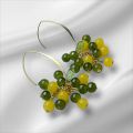 Highly beaded dangles lemon earrings for ladies more beautiful in reality. 