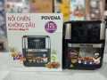 Povena Large Air Fryer, 12L Qt Air Fryers, 9 in 1 XL Air Fryer, 1700W Airfryer Oilless Cooker with LCD Touchscreen, Temp/Time Control for Bakes, Thaw, ETL Certified 1 Year Warranty. 