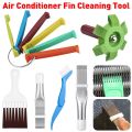 Plastic Air Conditioner Fin Cleaning Tool Portable Universal Condenser Radiator Fin Comb for Auto Cooling System CleanRepair Kit. 