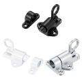2/4Pcs  Aluminum Alloy Spring Door Bolt Lock,Automatic & Self-closing Security,Durable Bounce Mechanism with Safety Pull Ring. 