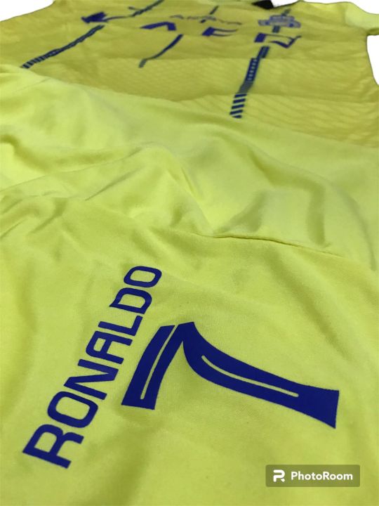 Cristiano%20Ronaldo%20Al-Nassr%20FC%202023-24%20full%20kit%20(home)%20T-Shirt/short%20Availble%20half%20selves%20for%20adults%20-%20Image%203