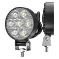 Mini 2.5 "Square Mini Led Square Work Light Pole 7LED Cross Country Marine Spotlight 4X4 Jeep JK 4Wd Truck 9V-30V.