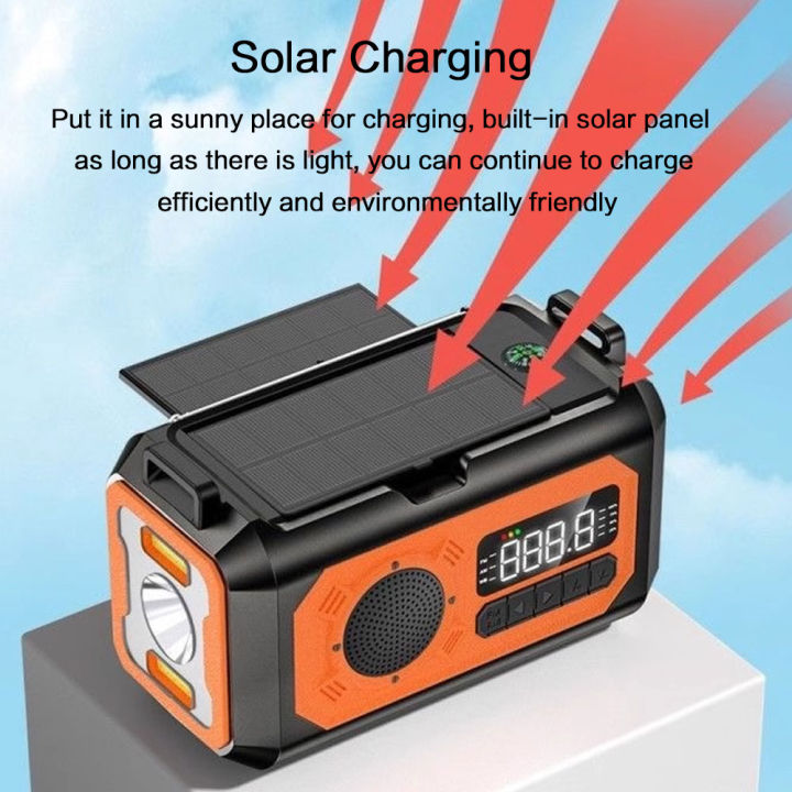 12000mAh%20AM/FM/NOAA%20Weather%20Radio%20with%202%20Solar%20Panels%20Solar%20Hand%20Crank%20Portable%20Emergency%20Radio%20Reading%20Lamp%20for%20Outdoor%20Camping%20-%20Image%203