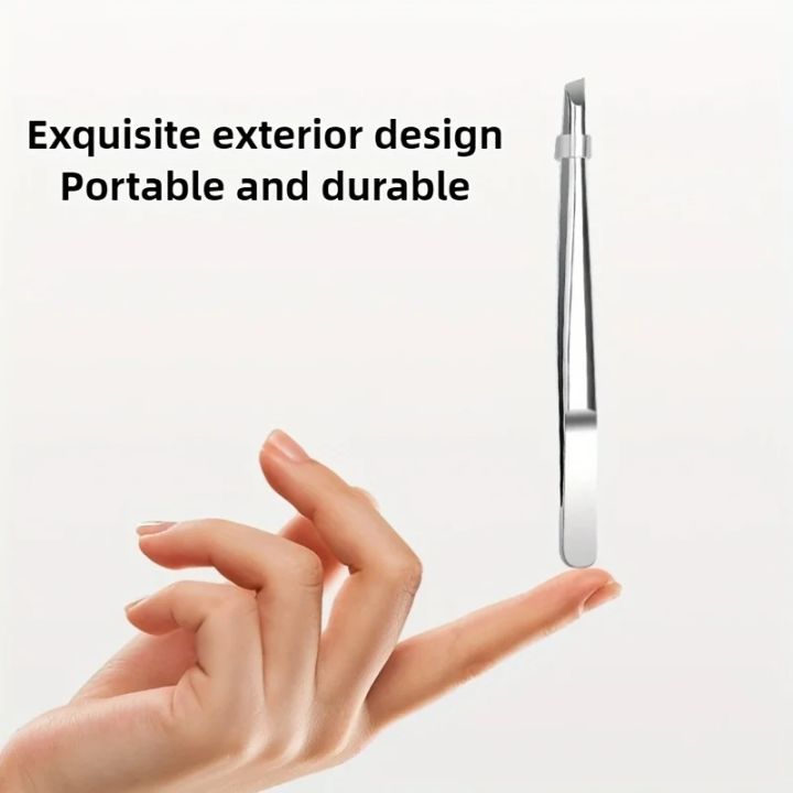 Professional%20Stainless%20Steel%20Tweezers%20for%20Eyebrows%20&%20Facial%20Hair%20Precision%20Tip%20Non-Slip%20Grip%20Eyebrow,%20Beard,%20Mustache%20Trimming%20-%20Image%206