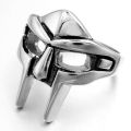 Vintage Goth Mf Doom Mask Adjustable Joint Ring For Men Gladiator Punk Egyptian Pharaoh Male Open Ring Jewelry. 