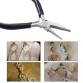 5In Mini Jewelry Plier DIY Carbon Steel Round Nose Jewelry Tools Copper Jewelry Wire for Jewelry Making 1PC. 