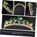 Hurrem Sultan Green Crown 14 August Special Independence Day Crown Gift for Her on Independence day Turkish Queen Crown Tiara Wedding Hair Accessories Rose Hair Crown Rhinestone. 