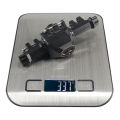 Machined Black Brass Weight TRX4 Portal Axle Drive Housing Steering Knuckle Caster Blocks for 1/10 RC Crawler TRX6 LCG Upgrade.
