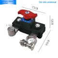 Car Battery Cut Off Switch Disconnect Isolator Cut-off Power Cutoff Switch Car Battery Power Terminal Link Switch Off Parts.