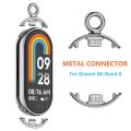 Pendant Necklace For Xiaomi Mi Band 8 Watch Hanging Chain Neck Bracelet Strap For mi band 8 Stainless Steel Metal Chain Buckle. 