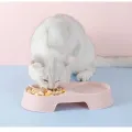 Double Pet Bowls Cat Food Water Feeder. 