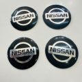 Nissan Logo Alloy Wheel Cap Sticker 4Pcs. 