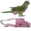 Parrot Diaper With Bowtie Cute Colorful Fruit Floral Cockatiel Pigeons Small Medium Large Pet Birds Flight Suit Clothes Washable.