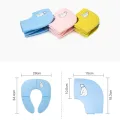 Travel On A Toilet Seat Non-Slip Suction Cups  Folding Travel Potty Seat Portable For Fits Round Oval Toilets Tourist Carry-On. 
